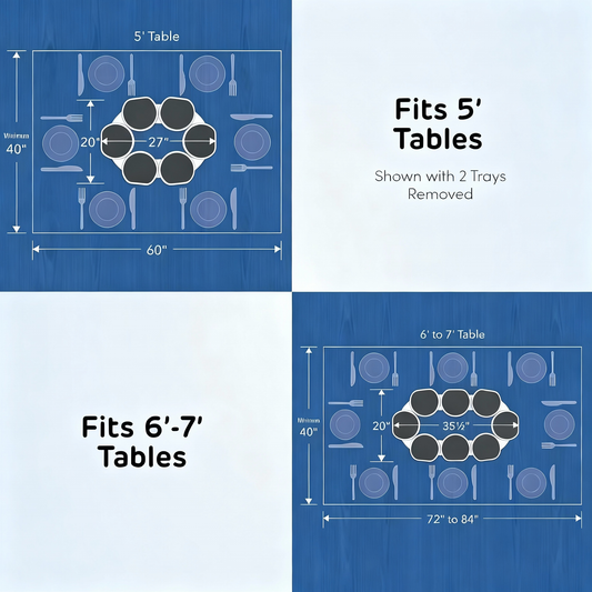 Gather & Share Expandable Turntable