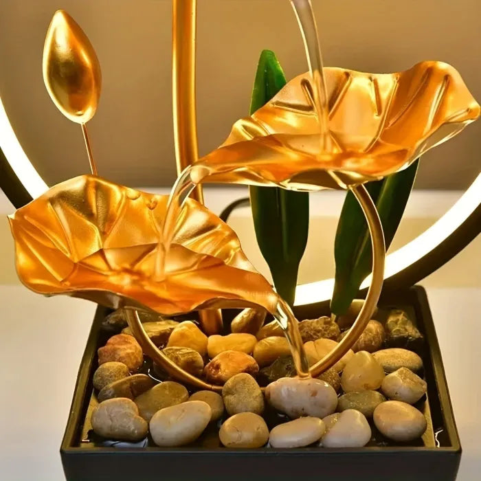 Halo Cascade Relaxation Fountain