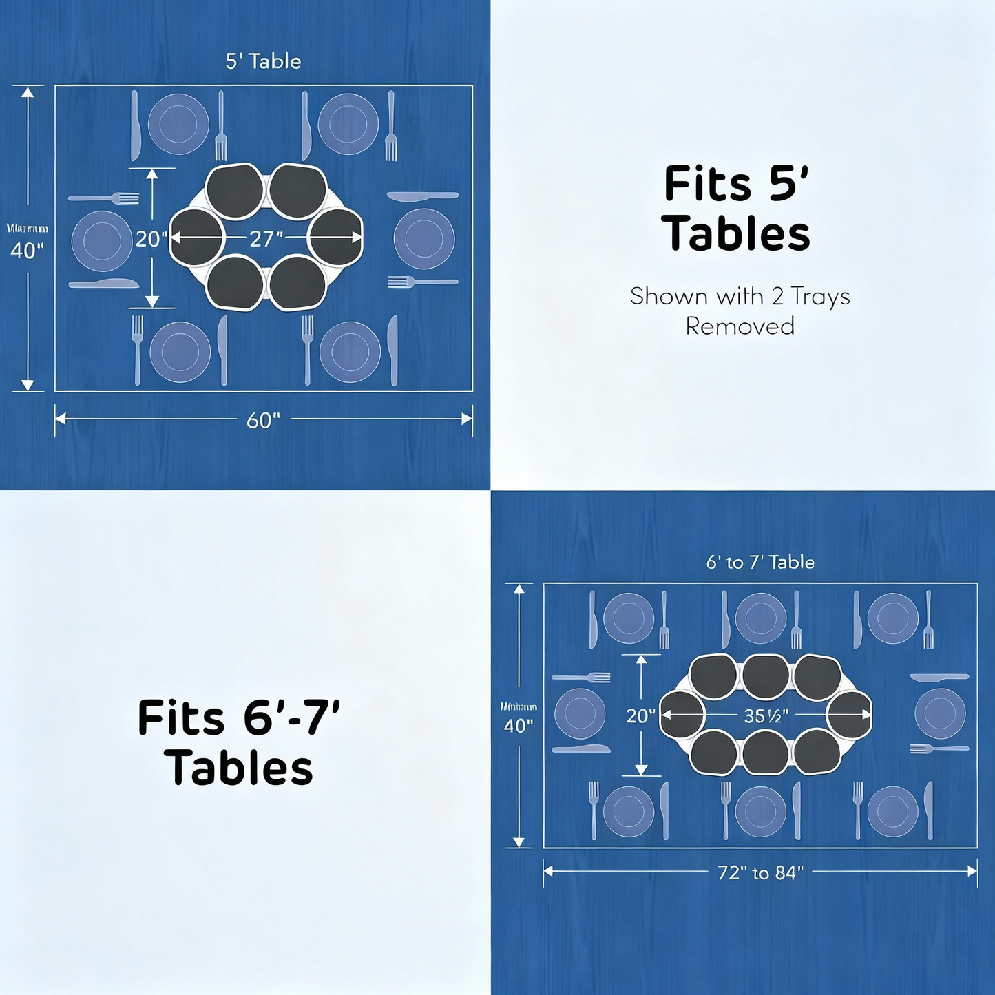 Gather & Share Expandable Turntable