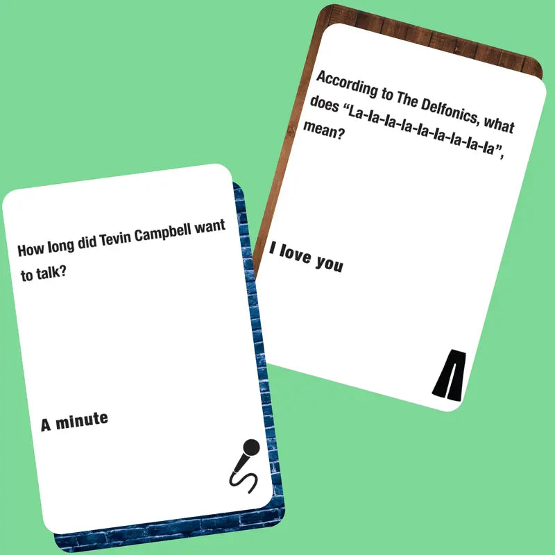 🎶🔥 BBQ Party Lyric Trivia Card Pack – Test Your Music Knowledge While Grilling