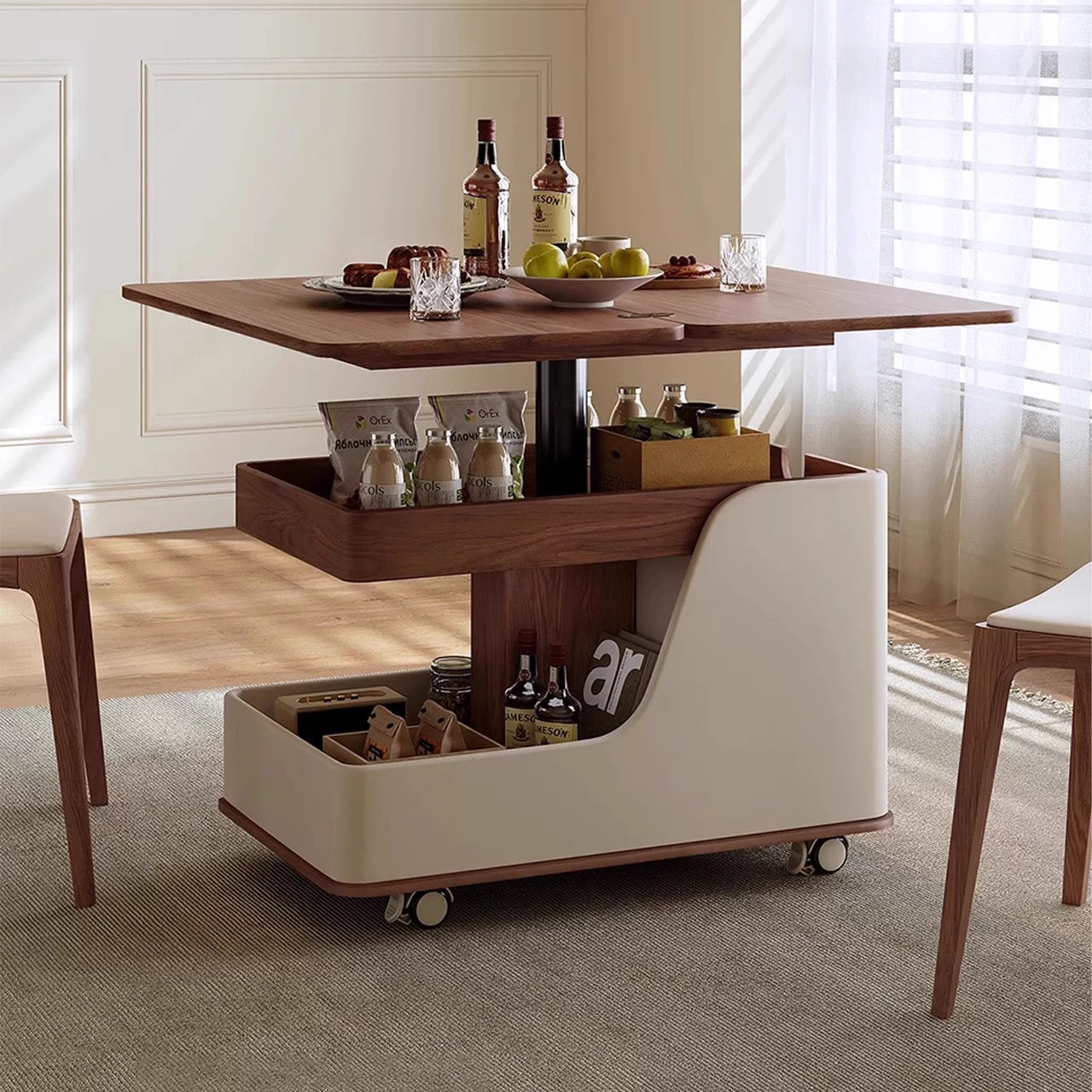 Pivot Axis Lift & Rotate Console