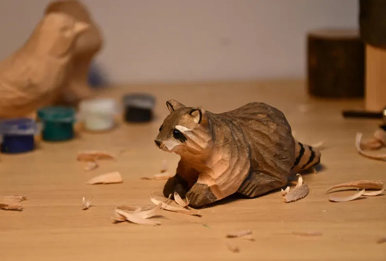 Forest Friend Hand-Carved Sculpture