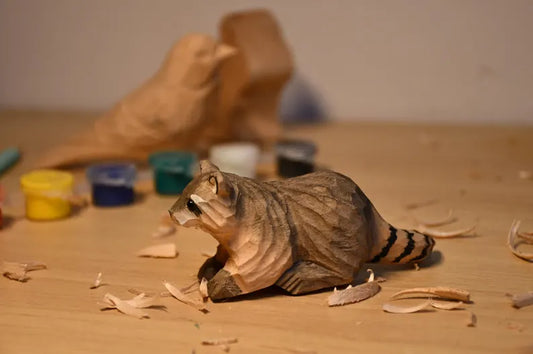 Forest Friend Hand-Carved Sculpture